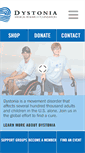 Mobile Screenshot of dystonia-foundation.org